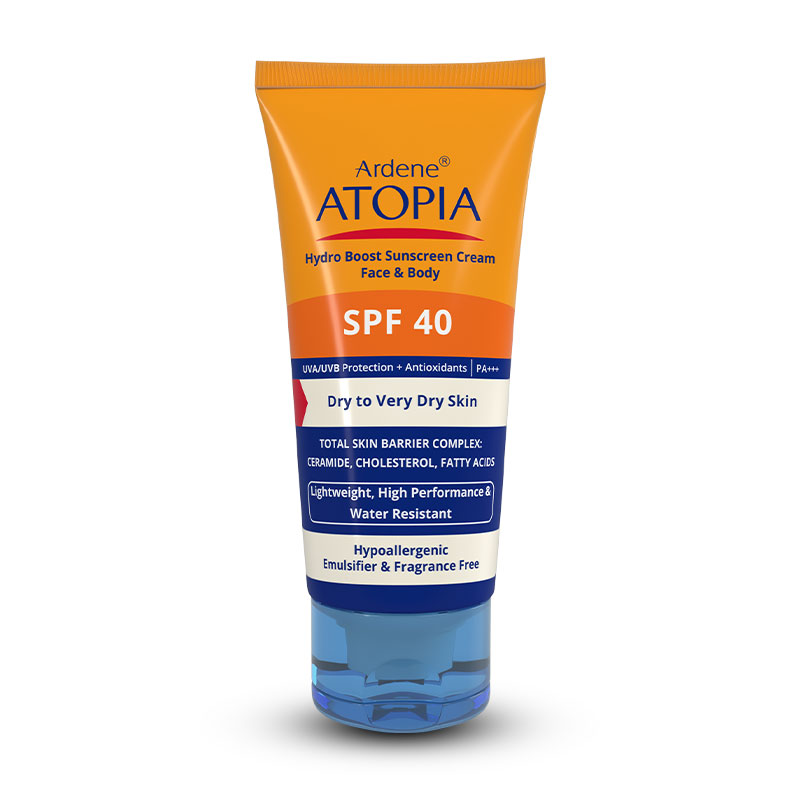 کرم ضدآفتابspf40 رطوبت رسان مناسب پوست خشک و خیلی خشک بدون رنگ آردن اتوپیا